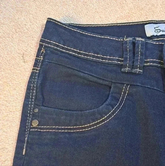 Suko Jeans Womens Size 28 Blue Denim Straight Leg Dark Wash Jeans - Picture 7 of 12